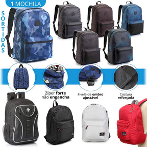 Kit Material Escolar Completo Com Sem Mochila Escolar Material Estojo