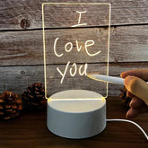 Luminaria Led Escrever De Caneta Lousa Quadro Mesa Anotacoes presente dia dos namorados