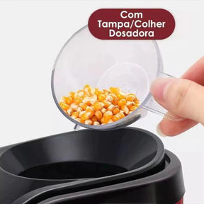 Pipoqueira Elétrica Ar Quente Máquina Fazer Pipoca Sem Óleo Minijoy - 110v/220v