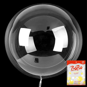 Kit 150 Unidades Balão Bubble 24 Polegadas 60 Cm Cristal Festas Decoração