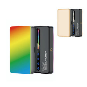 Mini luz de preenchimento rgb /luz branco portátil para cel slr selfie vlog fotografia 2700-6500K