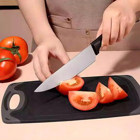 Kit Conjunto 19 Pçs Jogo Utensílios de Cozinha Kit Luxo Com Espátula Com Tábua Tesoura Faca R9