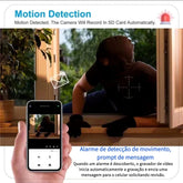 Kit Câmera de segurança a Prova D'água sem fio gira 360 com app Yousee full HD visão notturna
