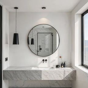 Espelho Redondo Decorativo Para Quarto Sala Banheiro