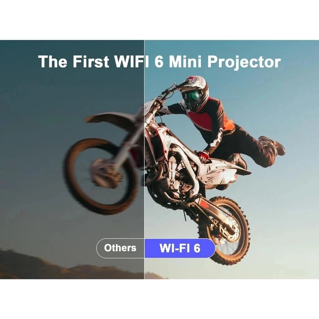 Projetor Wi-Fi portátil com interface HDMI Android HY300 4k HD com TV USB HD Android 11, cinema inteligente Bluetooth