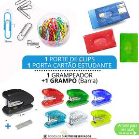 Kit Material Escolar Completo Com Sem Mochila Escolar Material Estojo