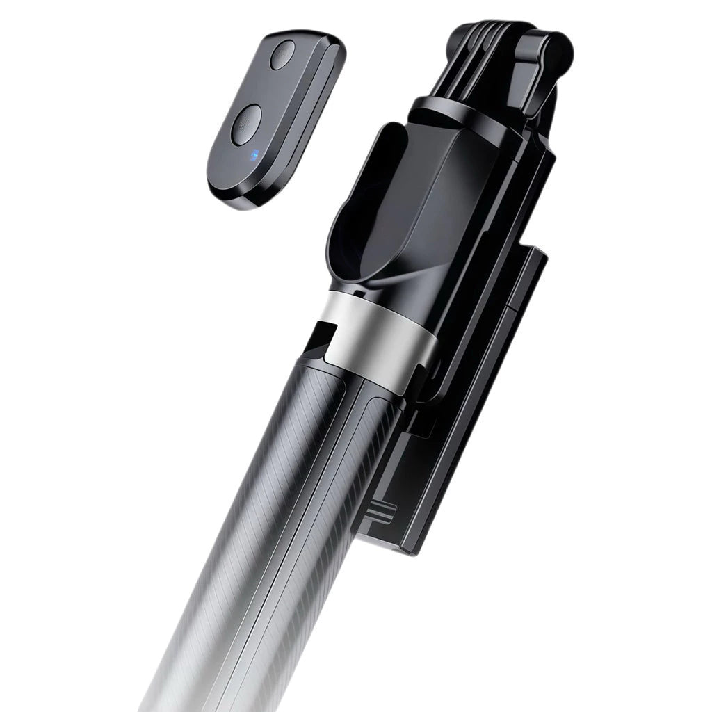 Selfie stick 1.7M de comprimento sem fio Bluetooth tripé portátil retrátil