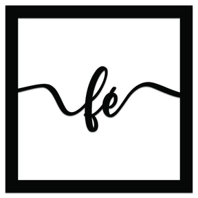 Kit Quadros Decorativos Fé Amor e Gratidão Para Quarto E Sala