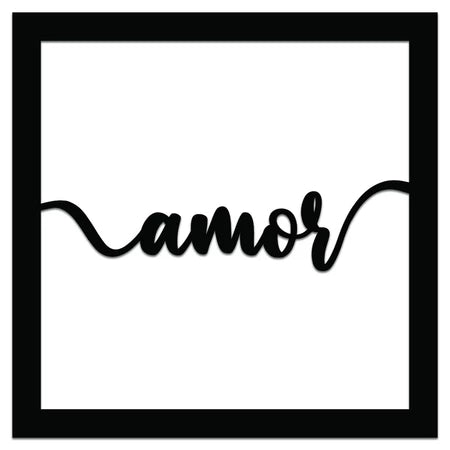 Kit Quadros Decorativos Fé Amor e Gratidão Para Quarto E Sala