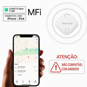 Smart Air Tag Rastreador Bluetooth para iPhone | Localizador App iOS Objetos Perdidos/Pet