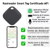 Smart Air Tag Rastreador Bluetooth para iPhone | Localizador App iOS Objetos Perdidos/Pet
