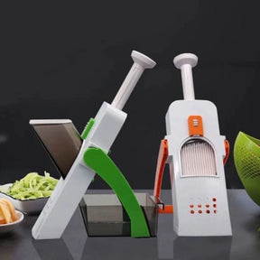 Cortador Multifuncional 5 Em 1 Para Legumes |Fatiador De Vegetais Com Lâminas Inox + tesoura grátis