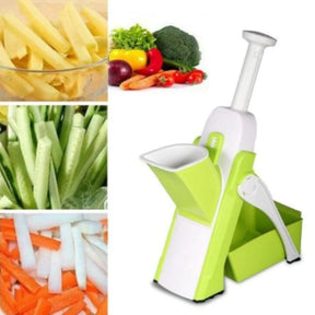 Cortador Multifuncional 5 Em 1 Para Legumes |Fatiador De Vegetais Com Lâminas Inox + tesoura grátis